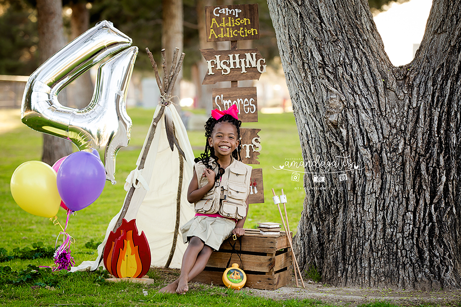 ADDIE TURNS 4 {CAMPING} | LAS VEGAS CHILD PHOTOGRAPHER