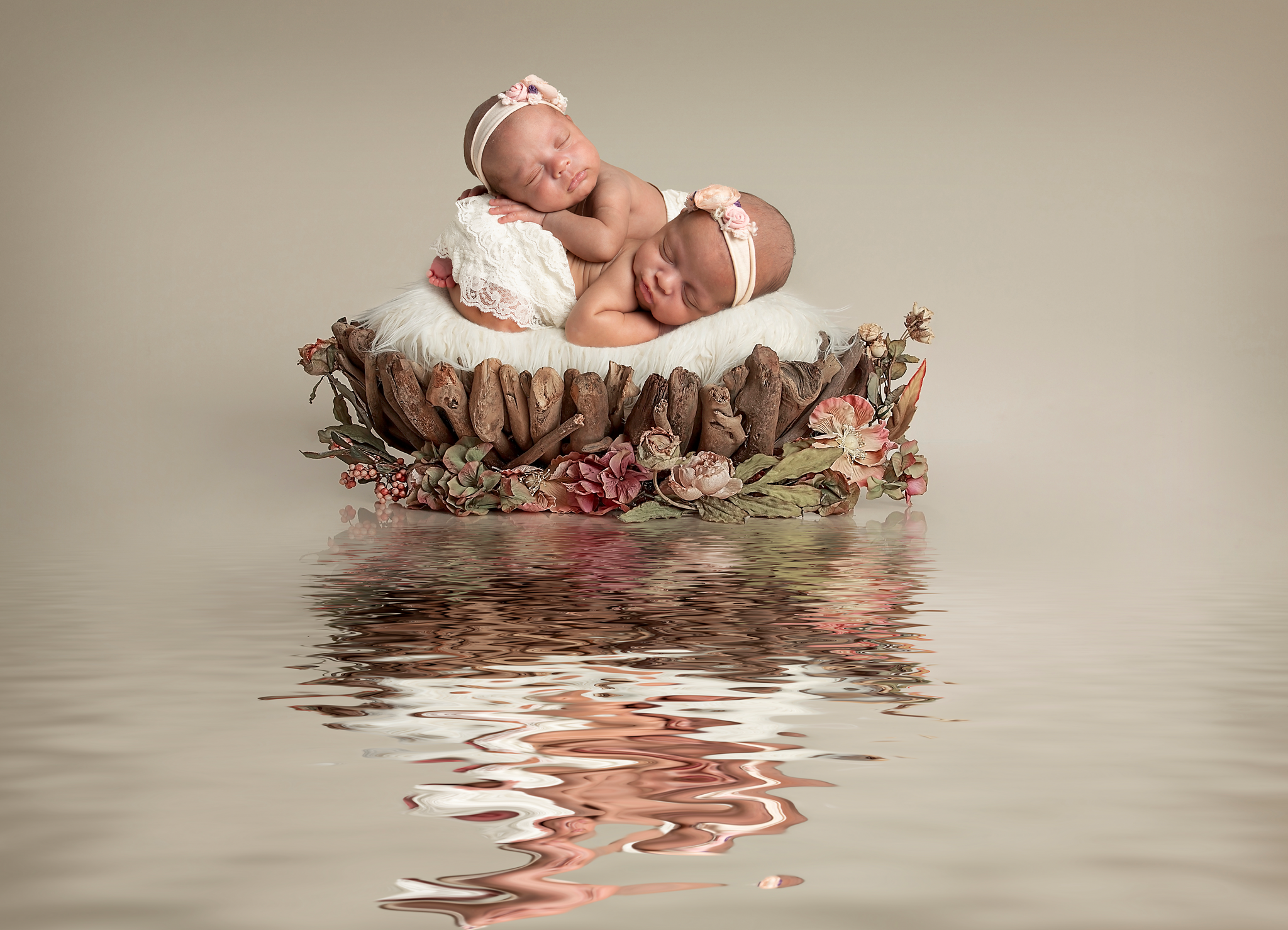 Leal Twins {6 Weeks Old} Las Vegas Newborn Photographer